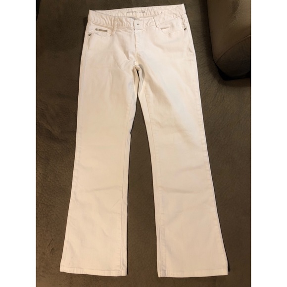 White Michael Kors Jeans Size 6 - Picture 1 of 3